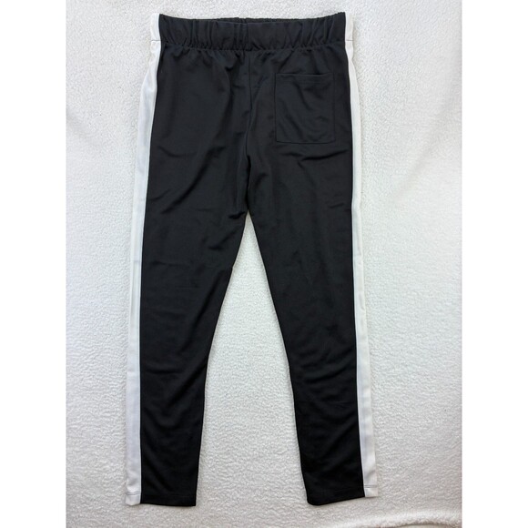 Fashion Nova Retro Track Joggers Men’s Black White Athletic Casual Pants Size L - Picture 13 of 13